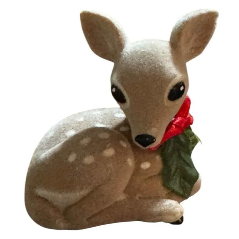 Hallmark 1989 Gentle Fawn Christmas‎ Ornament Holiday 80's Retro Vintage